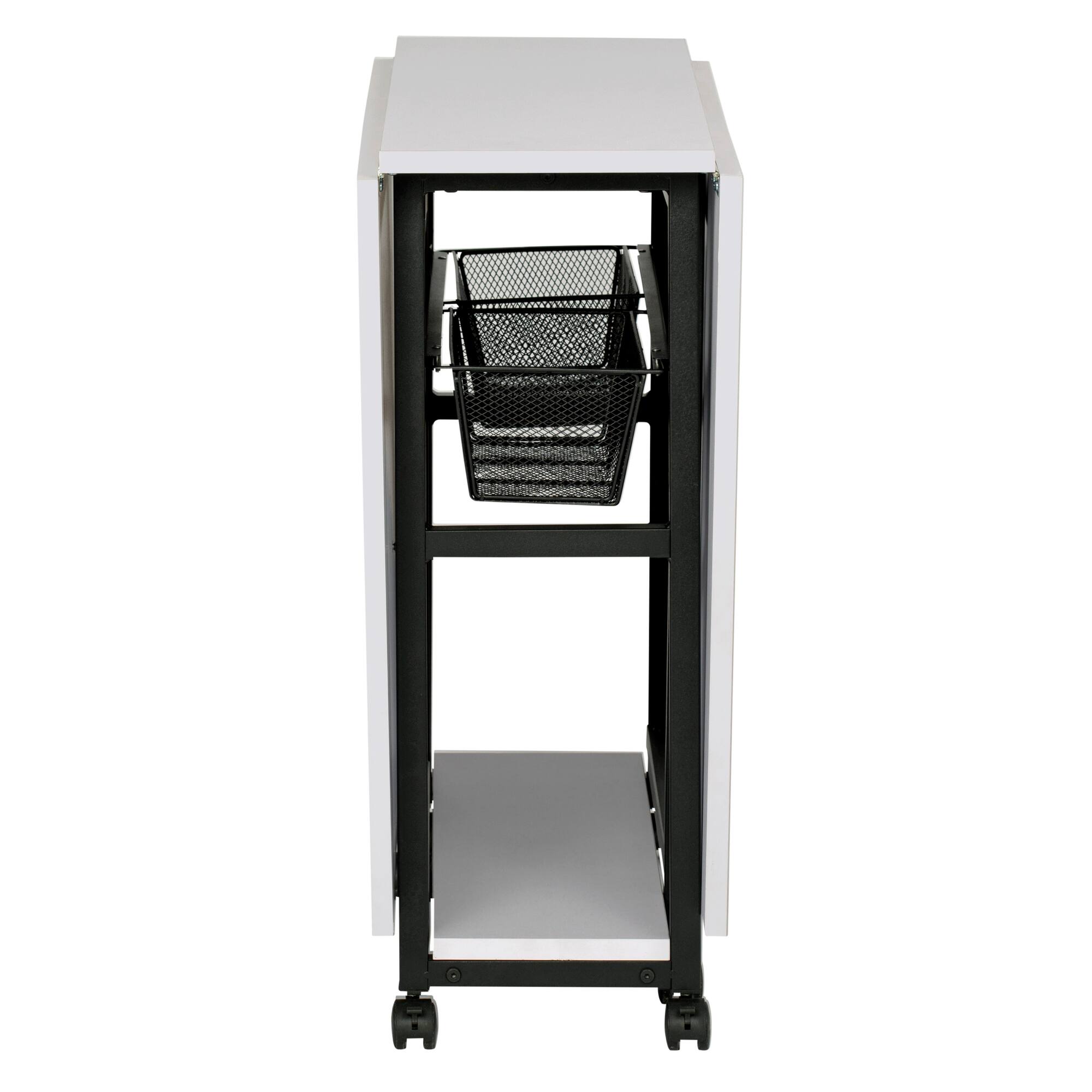 Sew Ready Mobile Craft Table with Folding Top & Storage